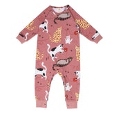 Pamuklu bebek tulumu (organik)